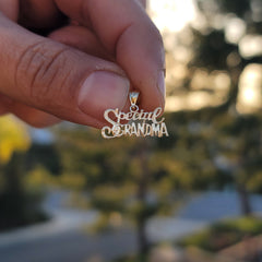 14K or 18K Gold Special Grandma Pendant