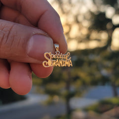 14K or 18K Gold Special Grandma Pendant
