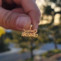 Besonderer Oma-Anhänger aus 14 Karat oder 18 Karat Gold