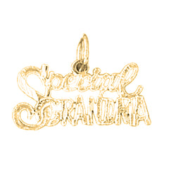 14K or 18K Gold Special Grandma Pendant