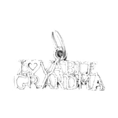 14K or 18K Gold Lovable Grandma Pendant