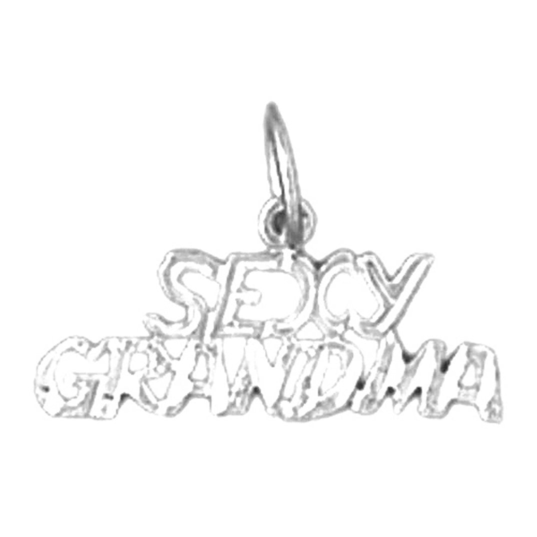14K or 18K Gold Sexy Grandma Pendant