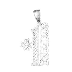 14K or 18K Gold #1 Grandma Pendant