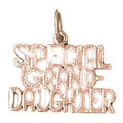 14K or 18K Gold Special Grand-Daughter Pendant
