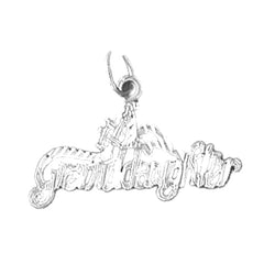 14K or 18K Gold #1 Grand Daughter Pendant