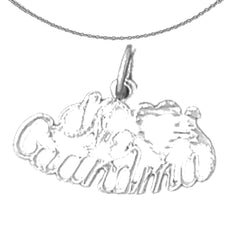 14K or 18K Gold Love Grandma Pendant