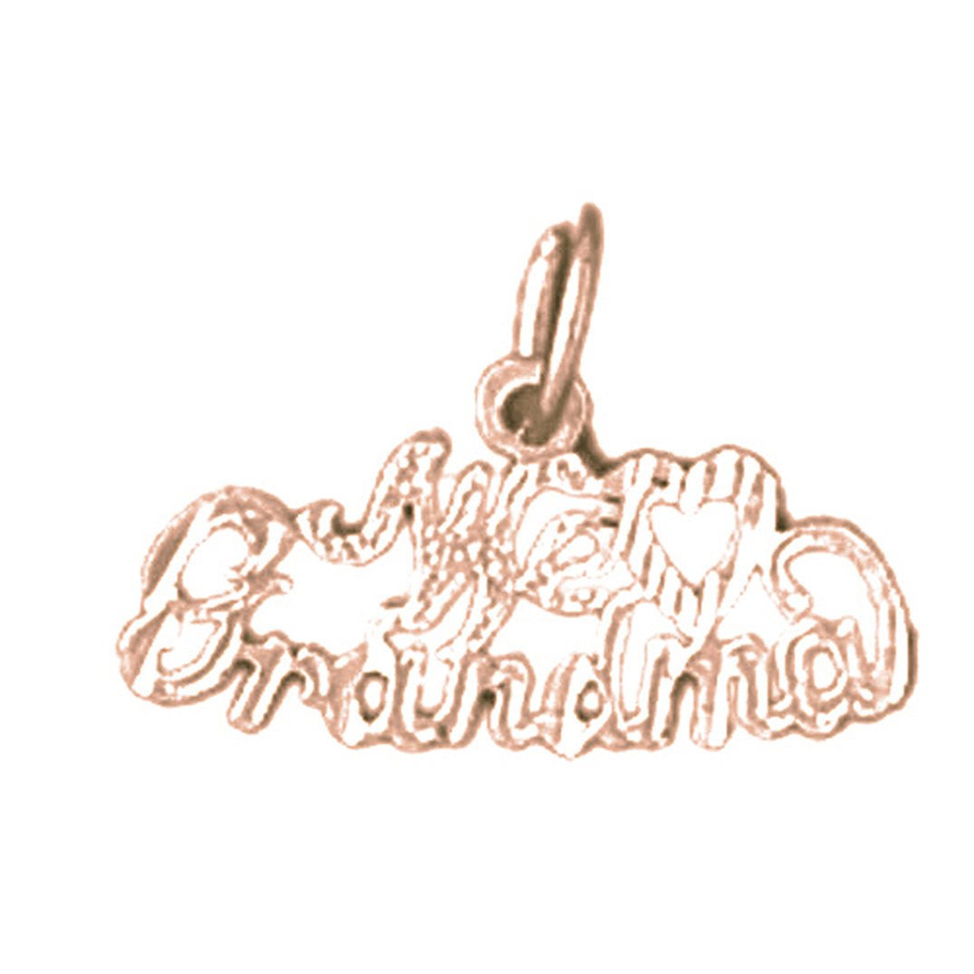 14K or 18K Gold Love Grandma Pendant