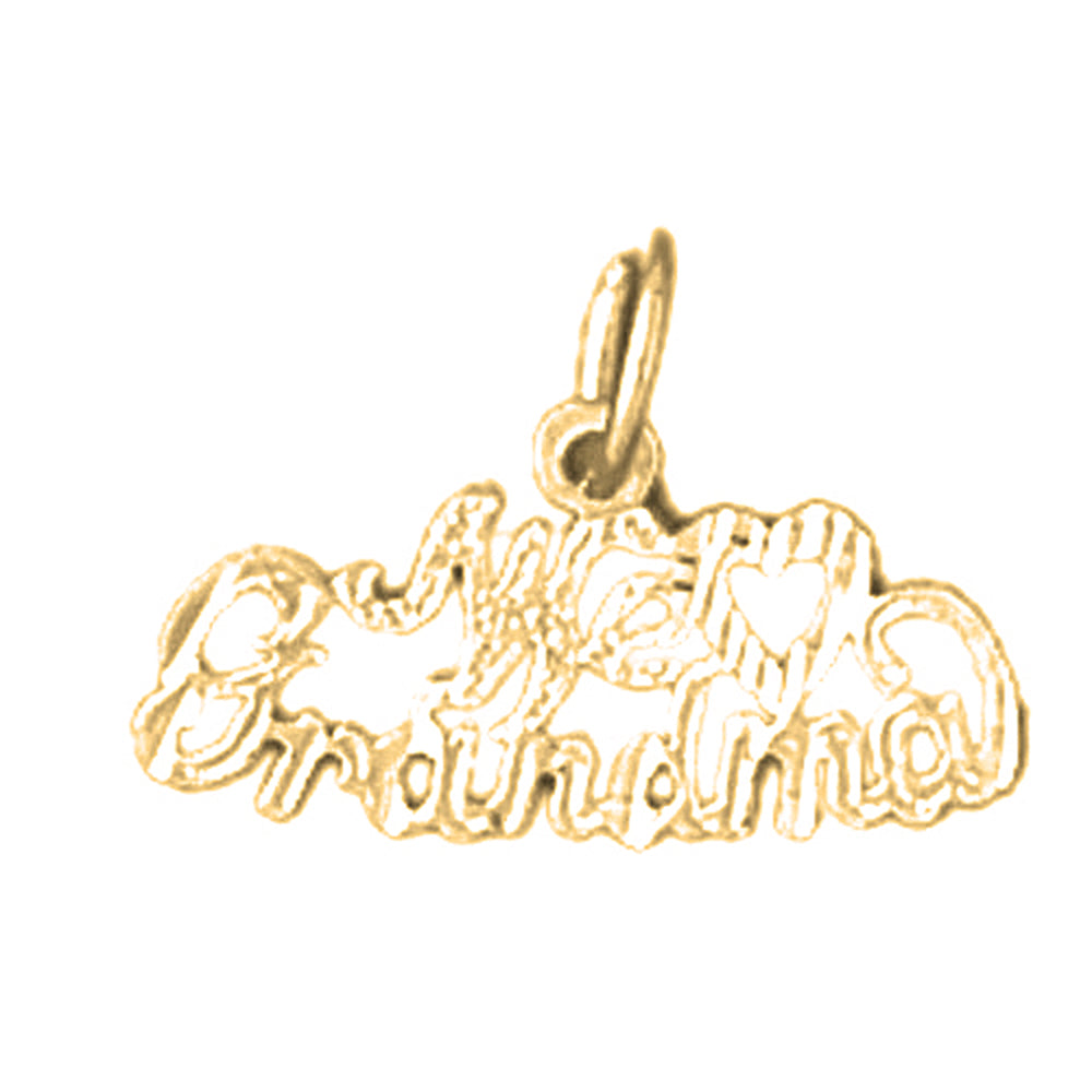 14K or 18K Gold Love Grandma Pendant