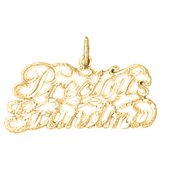 14K or 18K Gold Precious Grandma Pendant