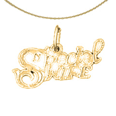 Colgante especial para esposa de oro de 14 quilates o 18 quilates