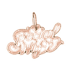 14K or 18K Gold Special Wife Pendant