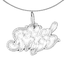 Colgante especial para esposa de oro de 14 quilates o 18 quilates