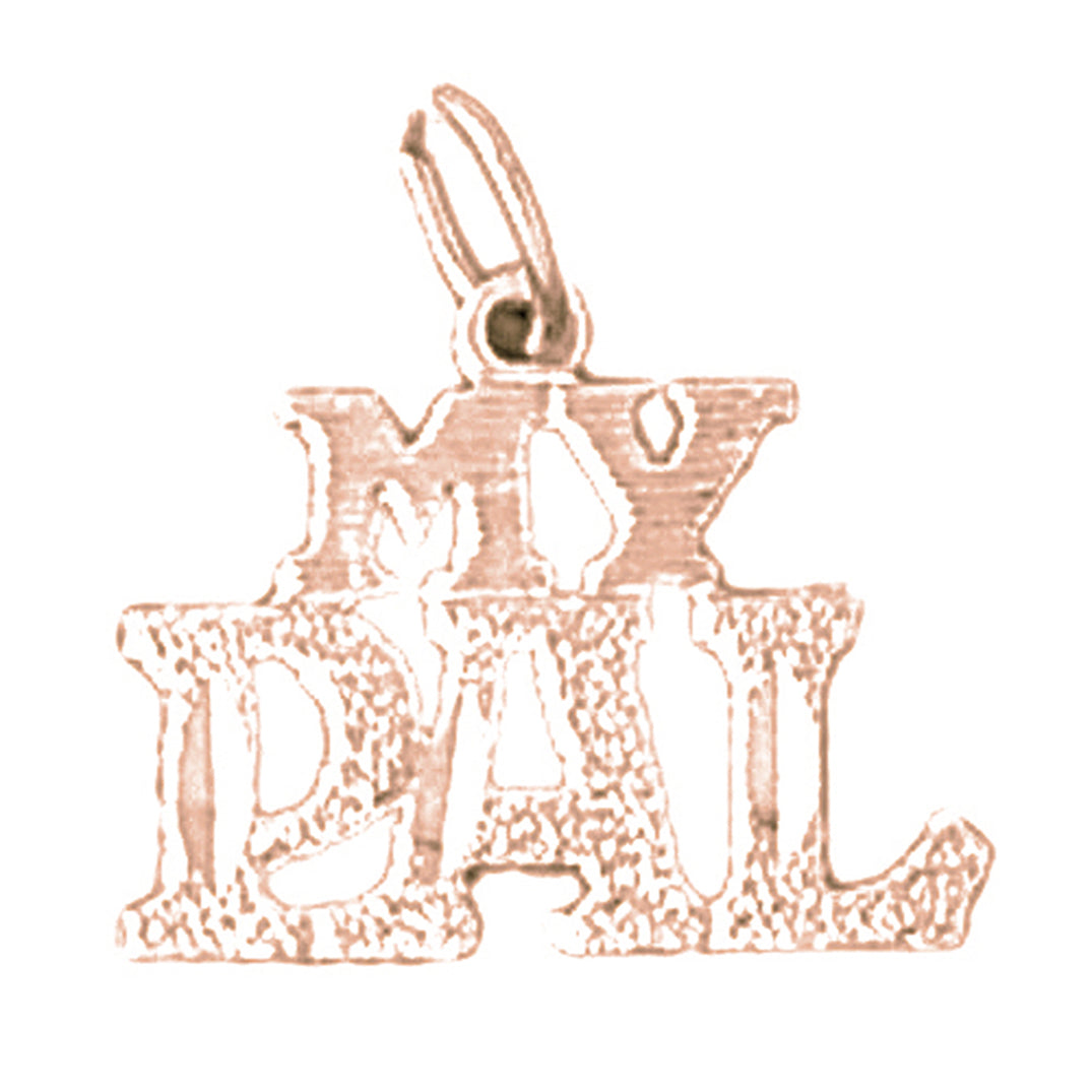 14K or 18K Gold My Pal Saying Pendant