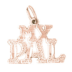 14K or 18K Gold My Pal Saying Pendant