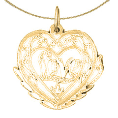 Colgante Amor de Oro de 14K o 18K