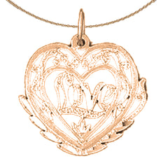 Colgante Amor de Oro de 14K o 18K