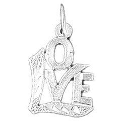 14K or 18K Gold Love Pendant