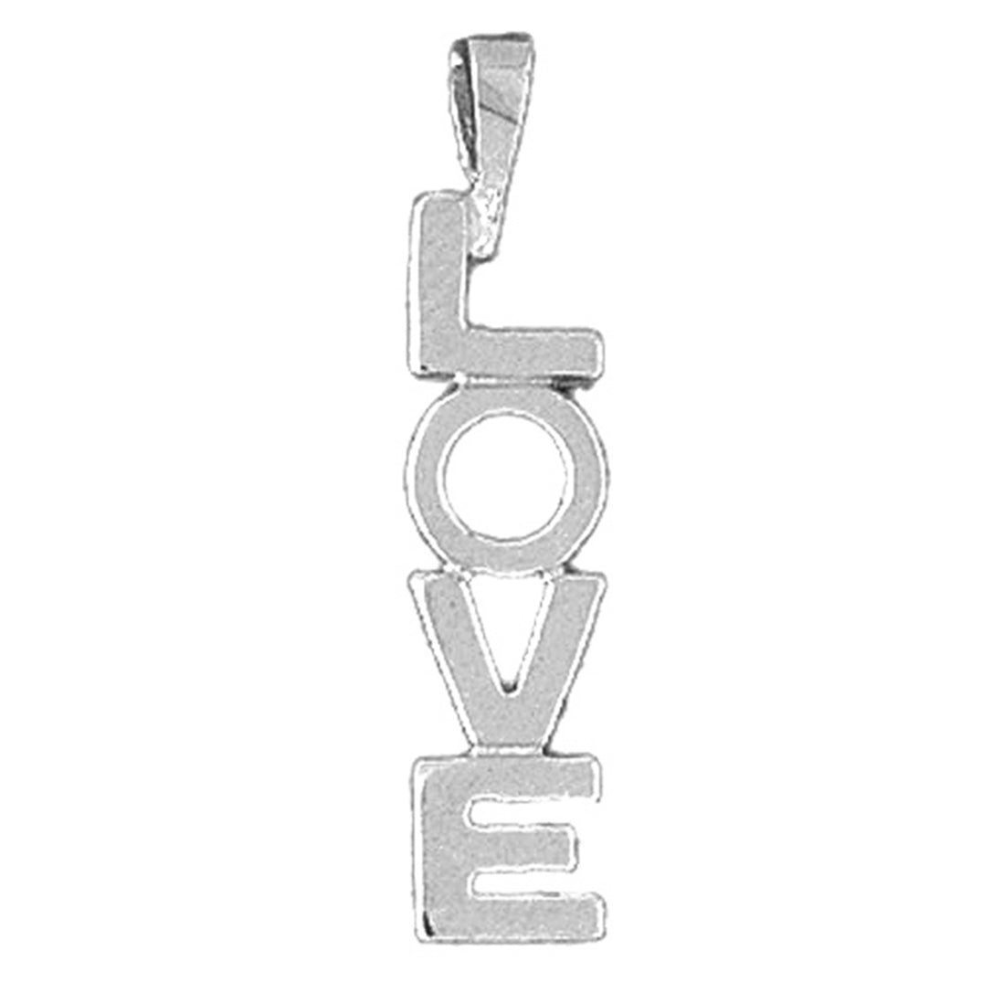 14K or 18K Gold Love Pendant