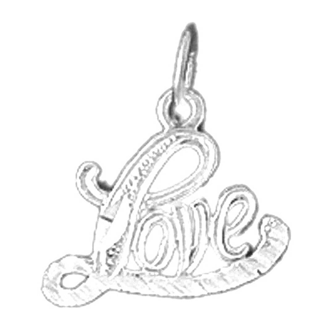14K or 18K Gold Love Pendant