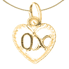 14K or 18K Gold OX Pendant