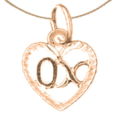 14K or 18K Gold OX Pendant