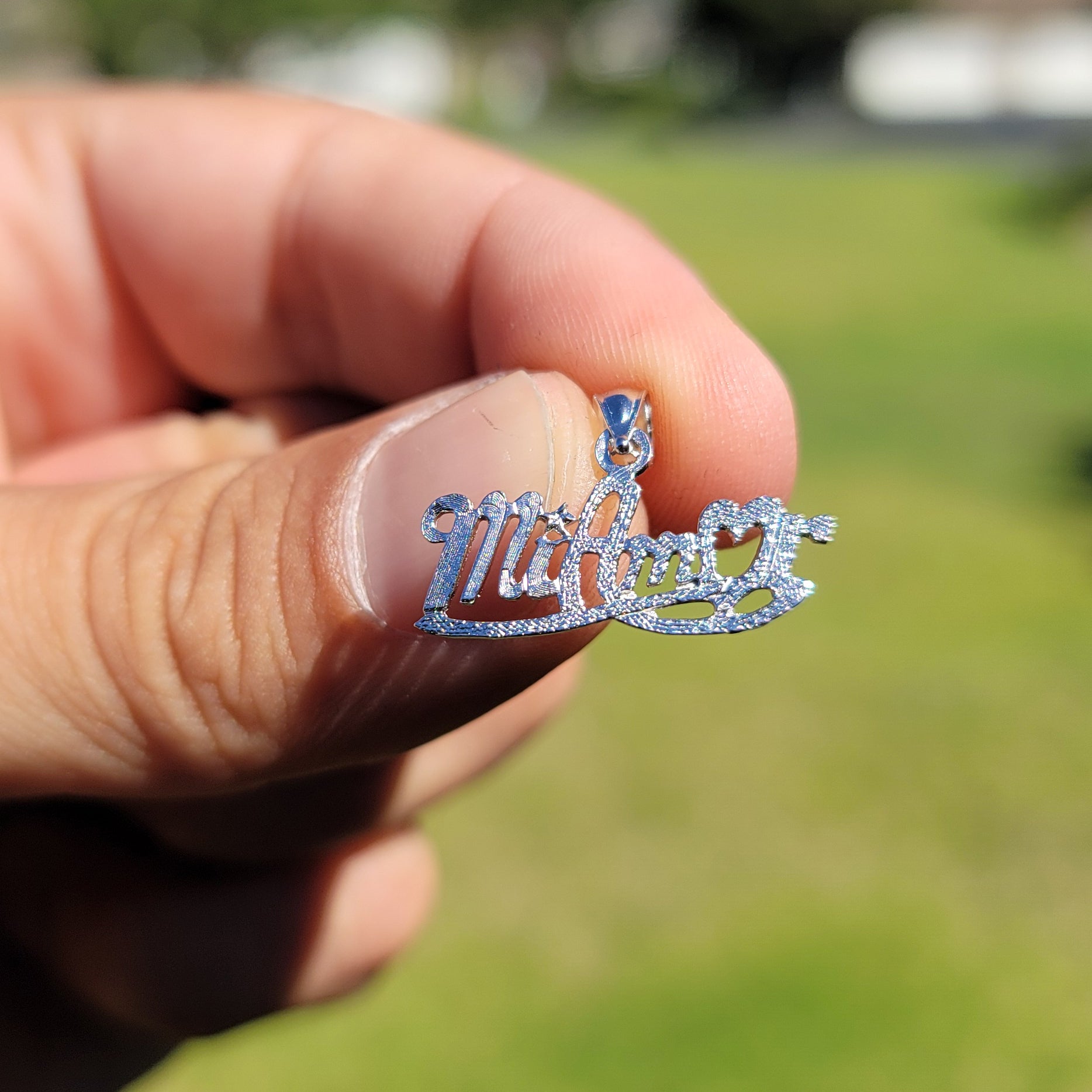 14K or 18K Gold Mi Amor Pendant