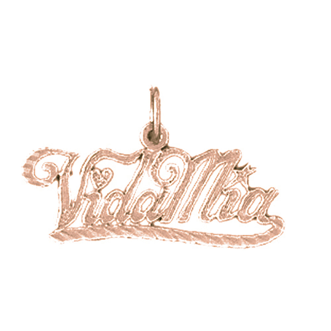 14K or 18K Gold Vida Mia Pendant