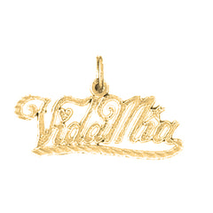 14K or 18K Gold Vida Mia Pendant