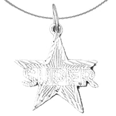 Súper Colgante de Oro de 14K o 18K