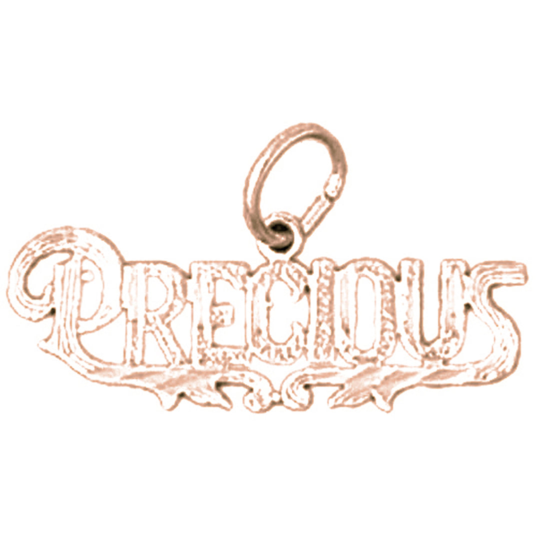 14K or 18K Gold Precious Pendant