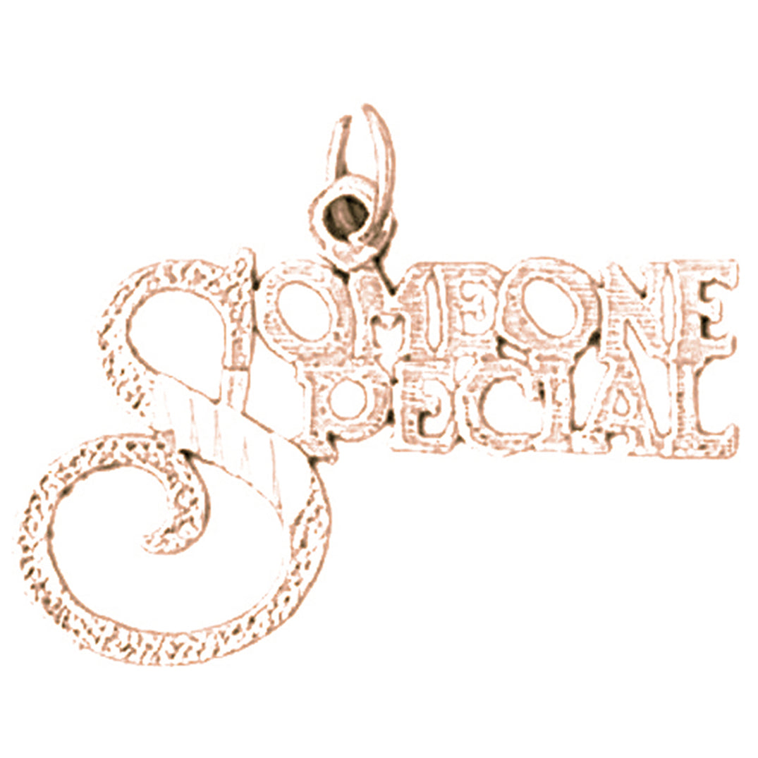 14K or 18K Gold Someone Special Pendant