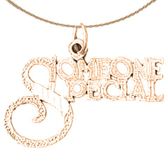Colgante Alguien Especial de Oro de 14K o 18K
