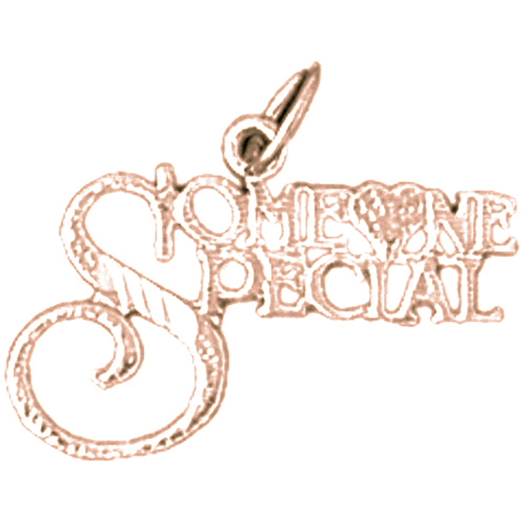 14K or 18K Gold Someone Special Pendant