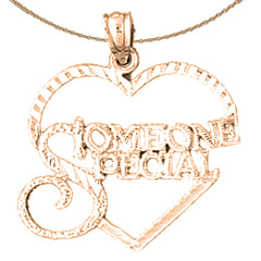 Colgante Alguien Especial de Oro de 14K o 18K