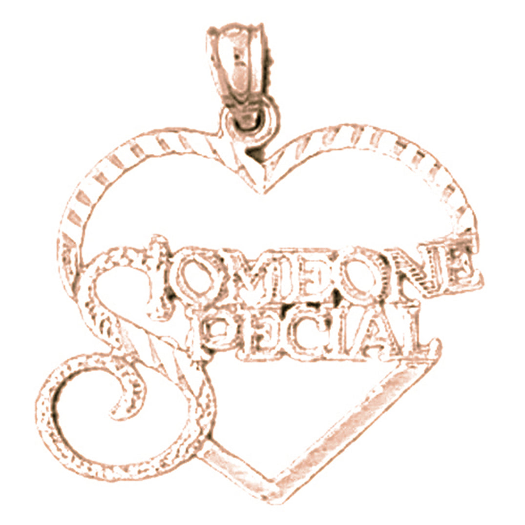 14K or 18K Gold Someone Special Pendant