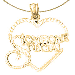 Colgante Alguien Especial de Oro de 14K o 18K