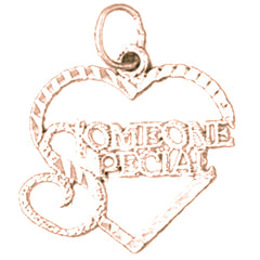 14K or 18K Gold Someone Special Pendant