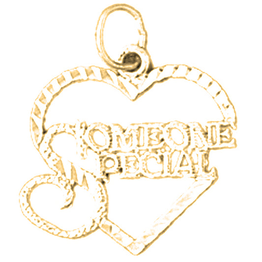 14K or 18K Gold Someone Special Pendant