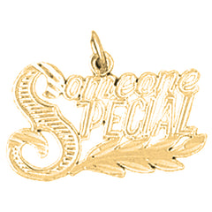 14K or 18K Gold Someone Special Pendant