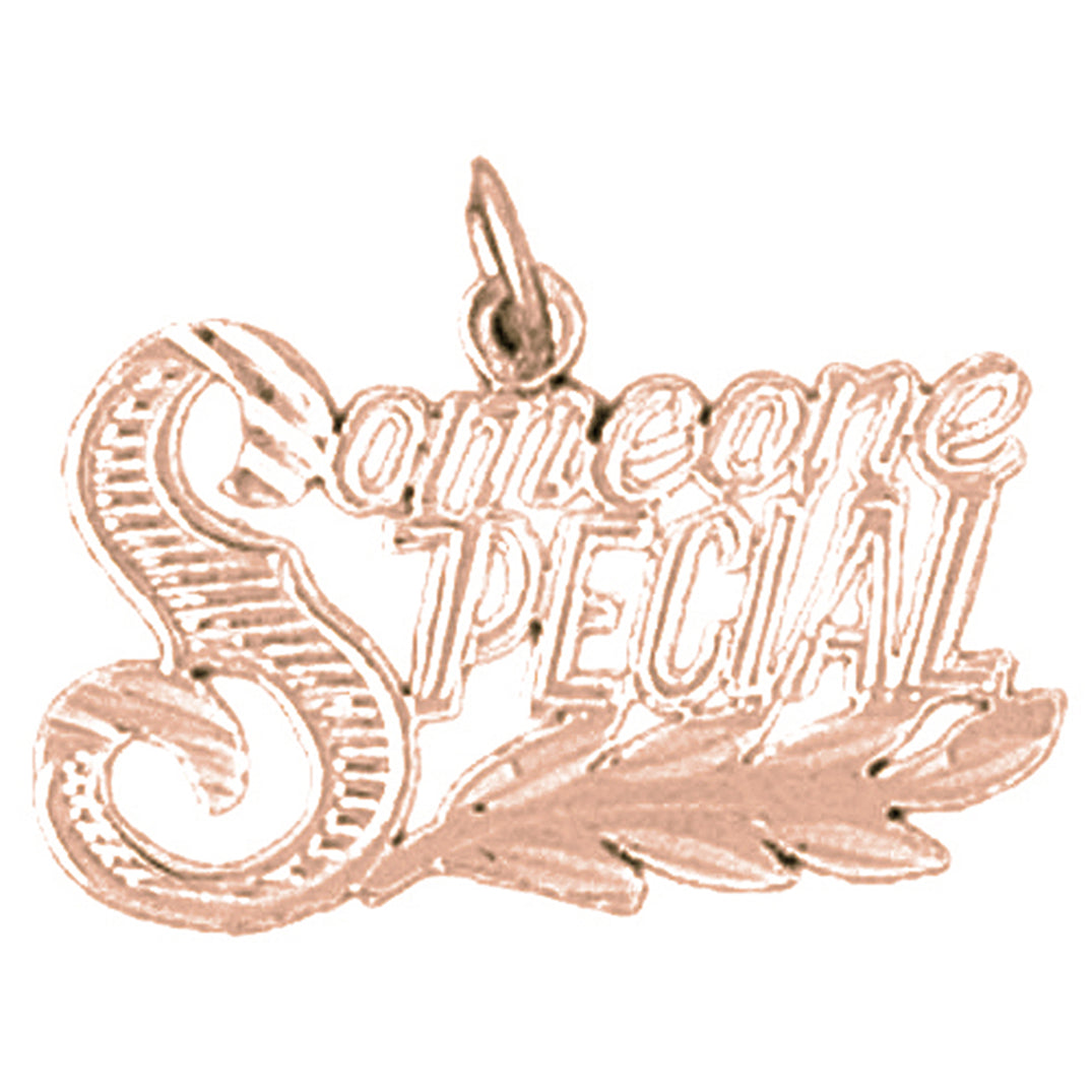 14K or 18K Gold Someone Special Pendant
