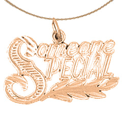 14K or 18K Gold Someone Special Pendant