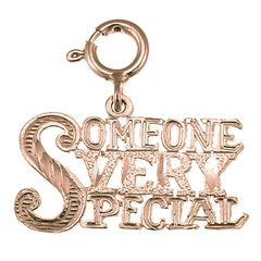 14K or 18K Gold Someone Very Special Pendant