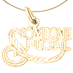 14K or 18K Gold Someone Special Pendant