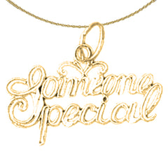 14K or 18K Gold Someone Special Pendant