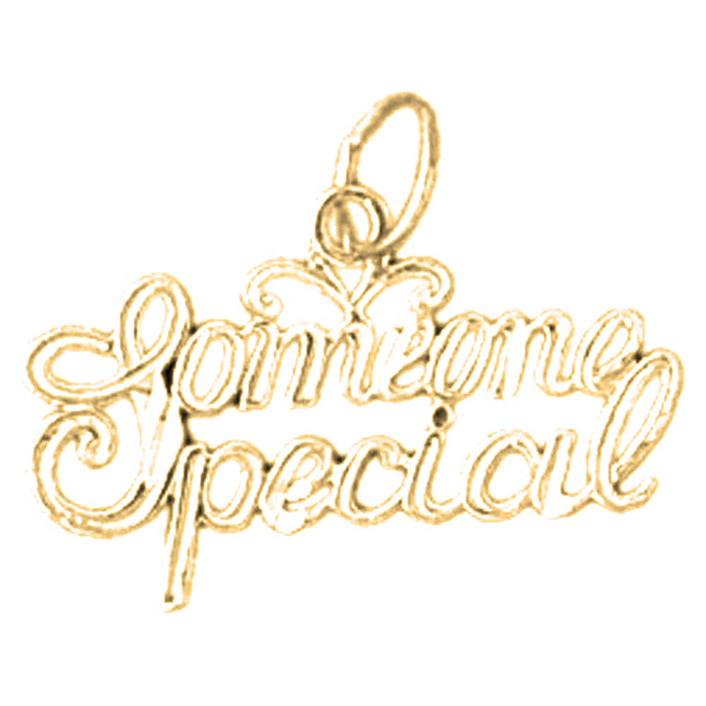 14K or 18K Gold Someone Special Pendant
