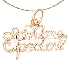 14K or 18K Gold Someone Special Pendant