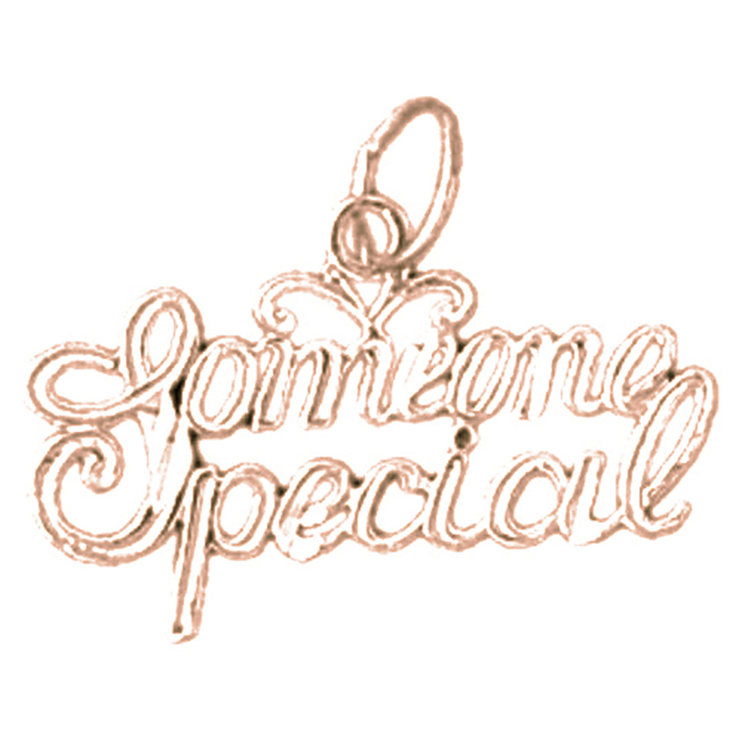 14K or 18K Gold Someone Special Pendant