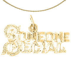 14K or 18K Gold Someone Special Pendant