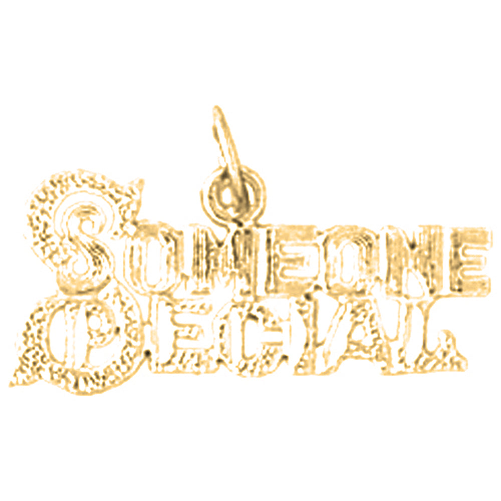 14K or 18K Gold Someone Special Pendant