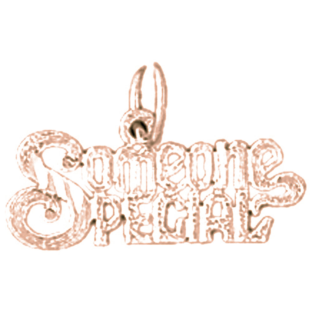 14K or 18K Gold Someone Special Pendant